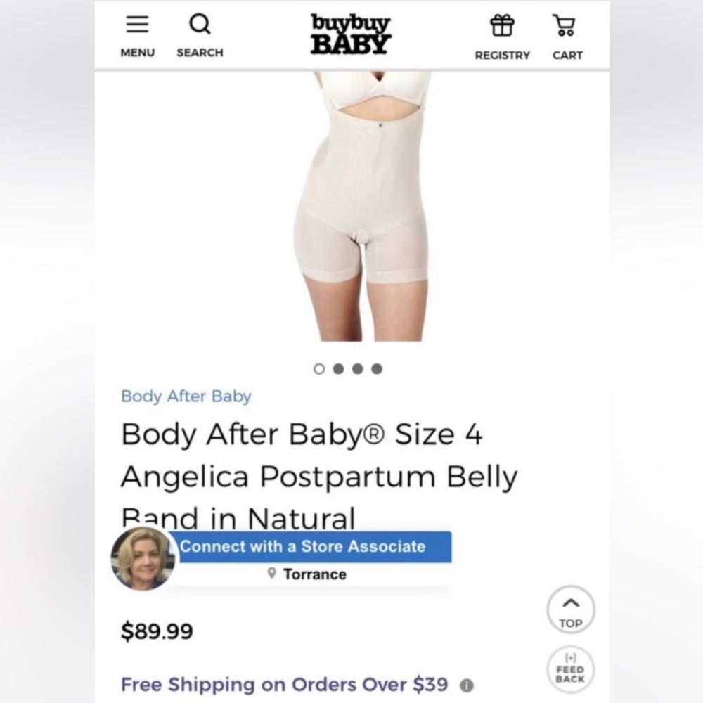 $89 Body After Baby Angelica Post-Pregnancy Recovery Support NWT!